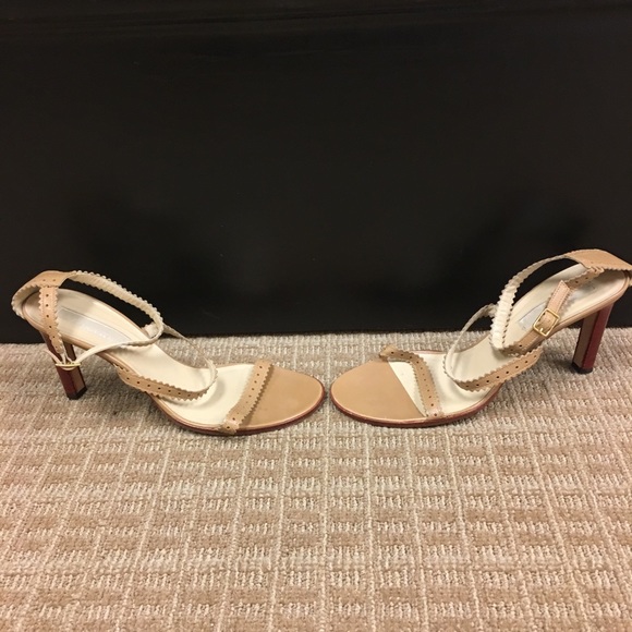 Michael Kors Made in Italy Nude Strappy Sandals 9 - Picture 4 of 6